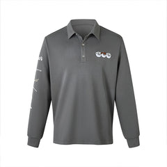 Oversize Long Sleeve Polo