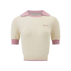 Holder Collar Knit Top