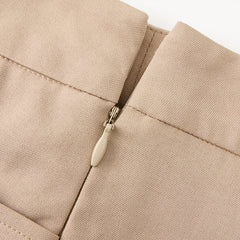 Double-Layer Pleated Skirt