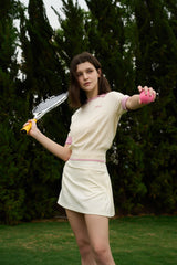 Holder Collar Knit Top