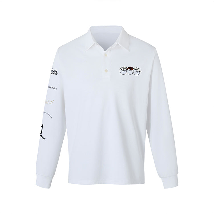 Oversize Long Sleeve Polo